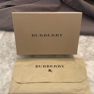 Small Burberry box and dust bag.